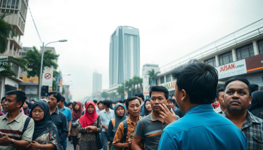 peta pengangguran Indonesia